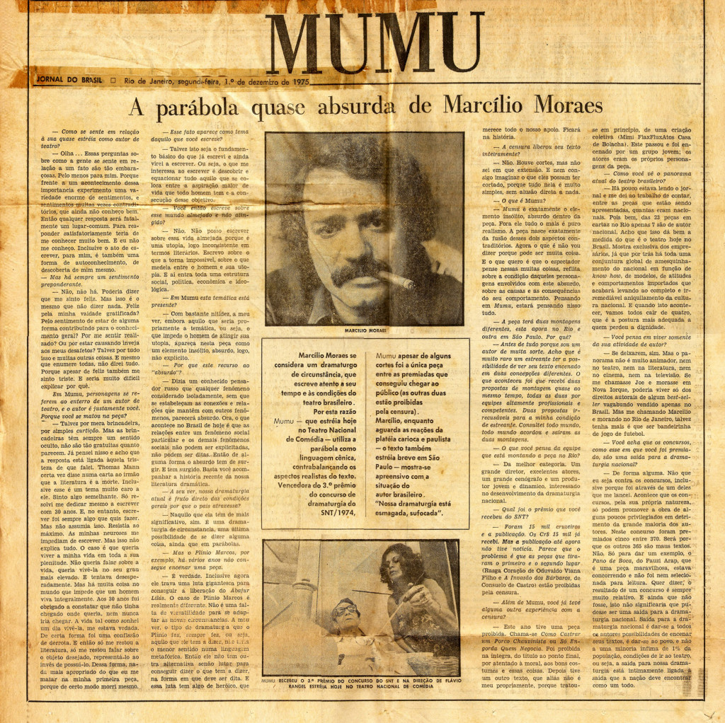 Imagem 1_Clipping MUMU__Jornal do Brasil_1.12.1975_