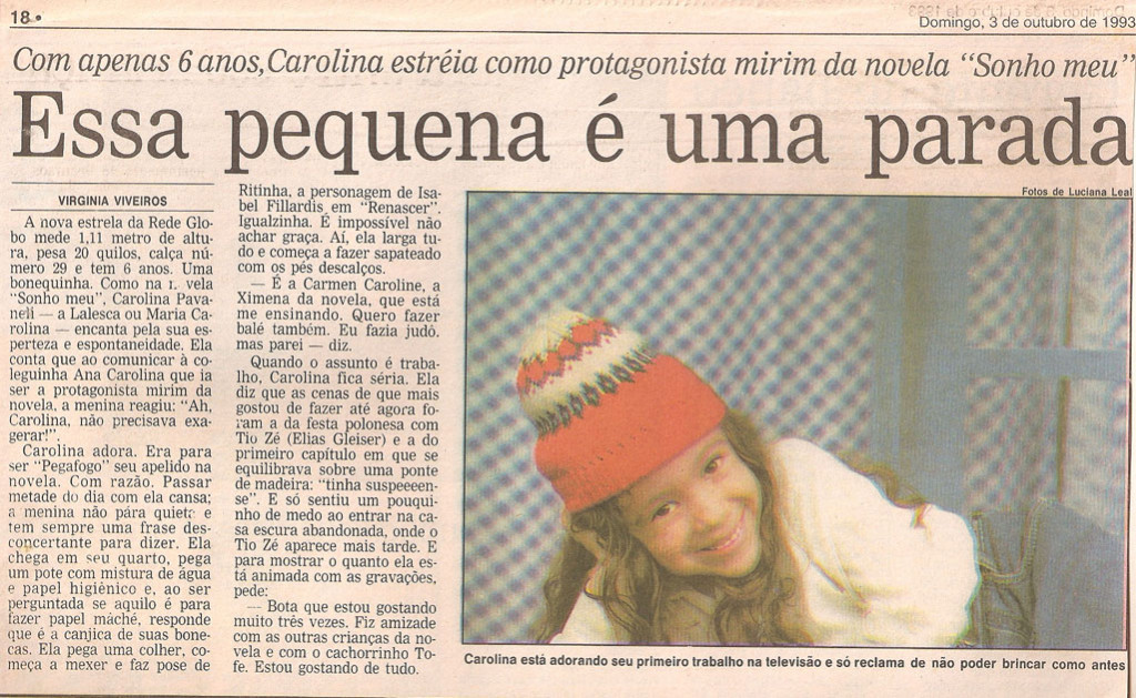 Obras_Novelas_Sonho Meu_Clipping_Imagem 4_O Globo2_3.10.1993