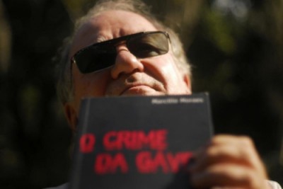 Marcilio Moraes e o seu livro, O Crime da Gávea.